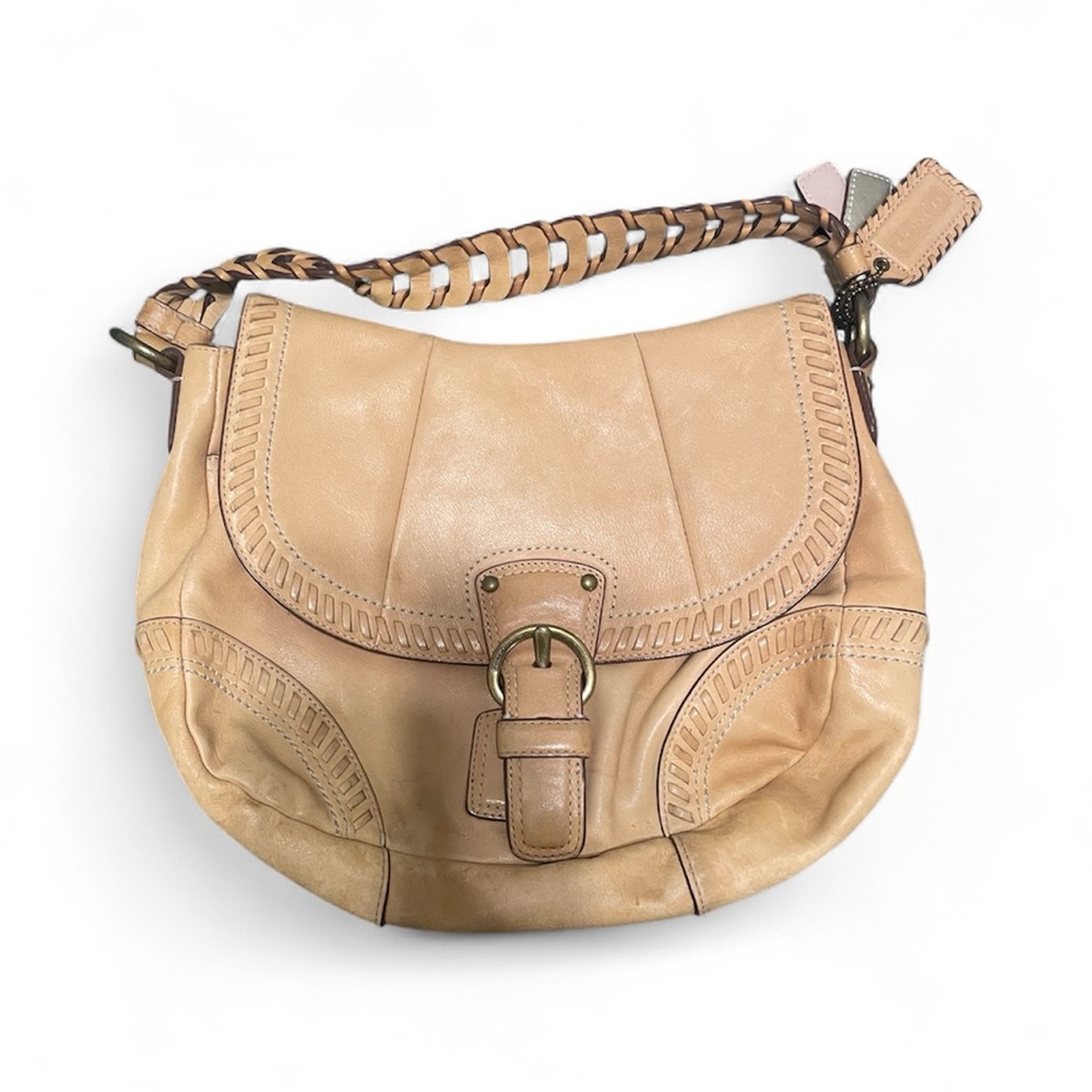 Rare vintage poppy coach shoulder bag